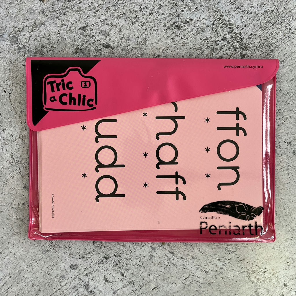 Tric a Chlic Step 1 - Pink Cards in a Wallet