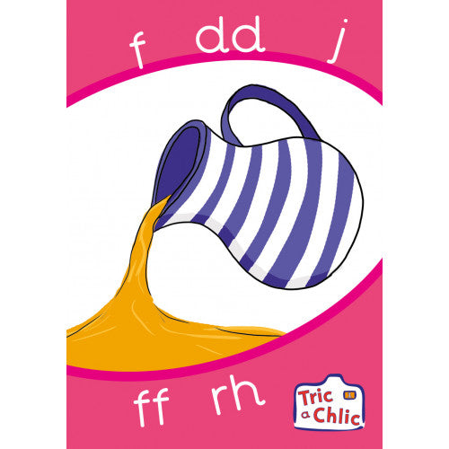 Tric a Chlic Cam 1 - 6x geiriau pinc / pink words