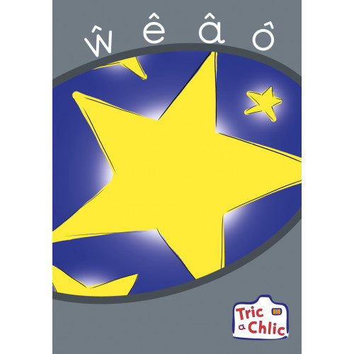 Tric a Chlic Cam 1 - 6x geiriau llwyd / grey words