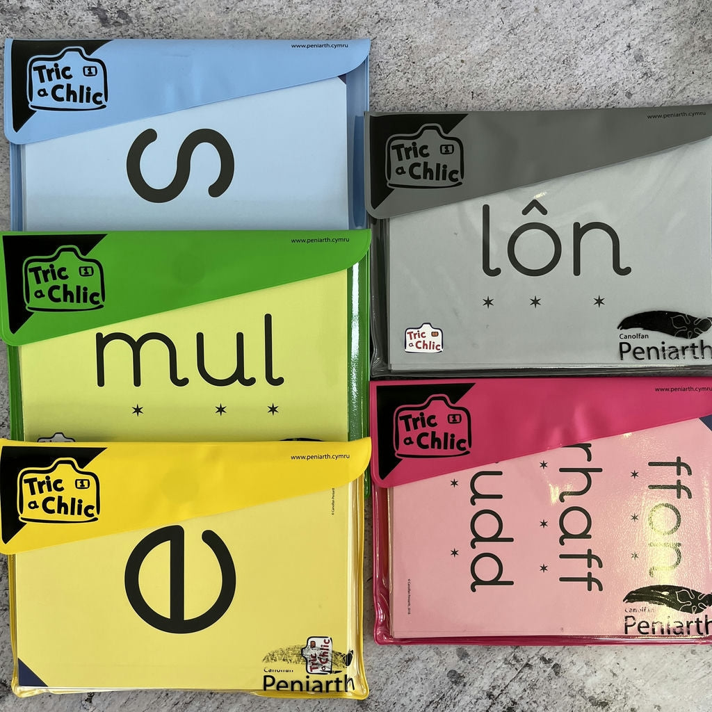 Tric a Chlic Step 1 - Set of A5 Cards (English medium schools version)